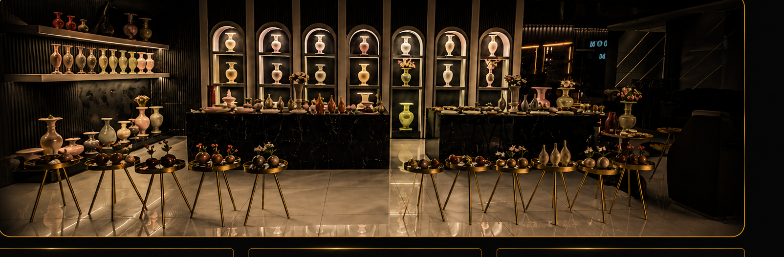 Luxury Onyx gallery and crafted stone pieces